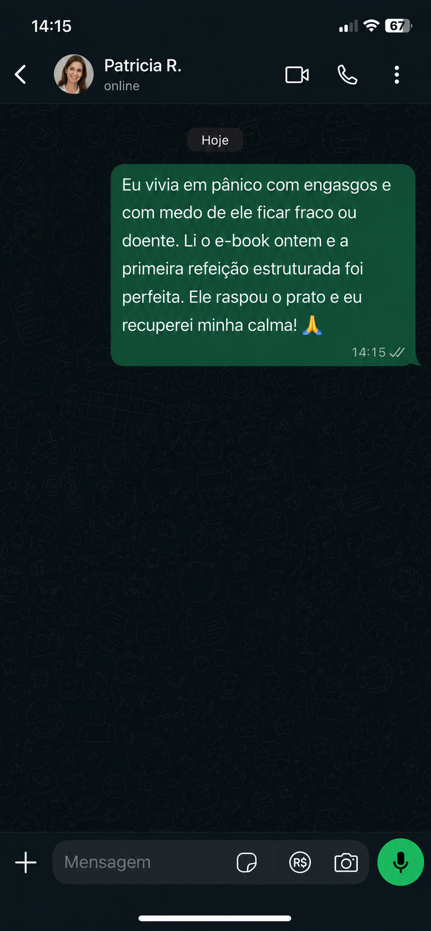 Depoimento de mãe 2